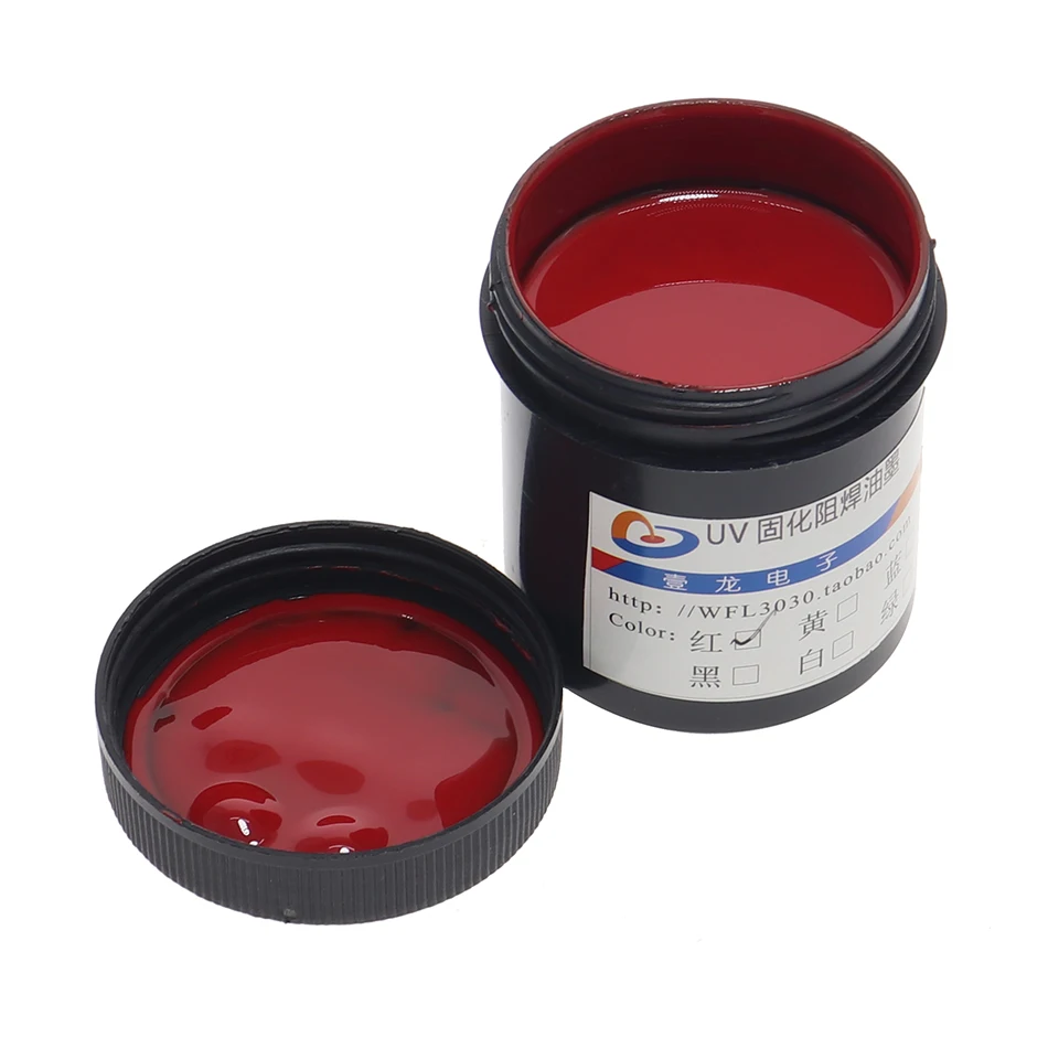LED UV ultraviolet curing solder resist ink PCB circuit board special protective paint
LED UV ultraviolet curing solder resist ink PCB circuit board special protective paint
