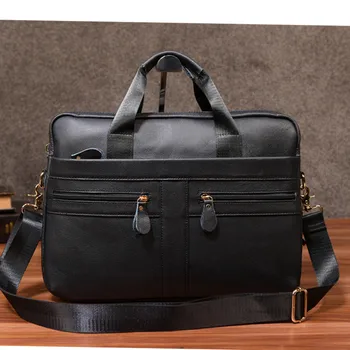 Cowhide casual laptop bag for 14inch notebook ,black fashion men's business briefcase, leather Shouldbag handbag for
Cowhide casual laptop bag for 14inch notebook ,black fashion men's business briefcase, leather Shouldbag handbag for
