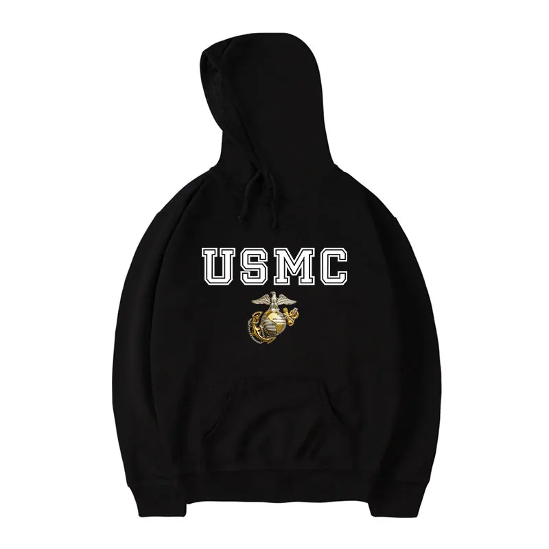USMC Hoodie Men Women United States Marine Corps Logo Print Pullover US MC Cool Hoodie Sweatshirt With Hat
USMC Hoodie Men Women United States Marine Corps Logo Print Pullover US MC Cool Hoodie Sweatshirt With Hat