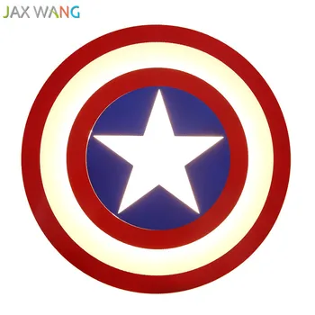 Children Room Led Ceiling Light Marvel American Captain Boy Bedroom Game Room Lamp Decor Light Modern Creative Ceiling Lamp 
Children Room Led Ceiling Light Marvel American Captain Boy Bedroom Game Room Lamp Decor Light Modern Creative Ceiling Lamp
