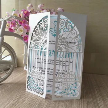 50pcs/lot NEW White Hollow Laser Cut Wedding Invitations Door Shape Engagement Wedding Party Invitation Cards European Style
50pcs/lot NEW White Hollow Laser Cut Wedding Invitations Door Shape Engagement Wedding Party Invitation Cards European Style