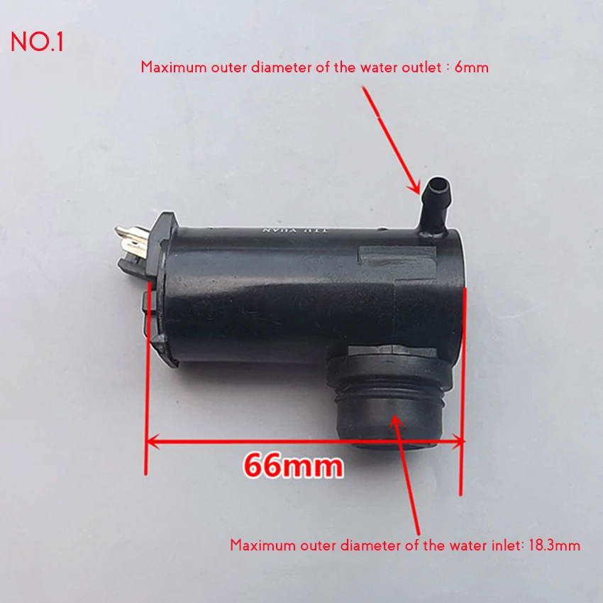 DC 12V Water Pump Water Sprayer Car Wash Lamp Washing Pump with Dual Water Outlet 3Lx2/Min Electric Vehicle Window Clean Pump
DC 12V Water Pump Water Sprayer Car Wash Lamp Washing Pump with Dual Water Outlet 3Lx2/Min Electric Vehicle Window Clean Pump