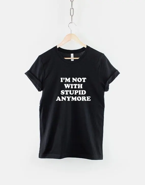 Skuggnas I'm Not With Stupid Anymore T-Shirt 90s fashion tees gifts Tumblr aesthetic harajuku grunge goth unisex tee Shirt Tops
Skuggnas I'm Not With Stupid Anymore T-Shirt 90s fashion tees gifts Tumblr aesthetic harajuku grunge goth unisex tee Shirt Tops