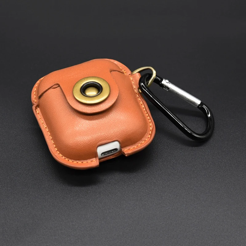 Airpods Leather Case Bluetooth Headset Protector Scratch-proof Bag IPhone Wireless Charging Box Headphone Lead Personality Cover 
Airpods Leather Case Bluetooth Headset Protector Scratch-proof Bag IPhone Wireless Charging Box Headphone Lead Personality Cover