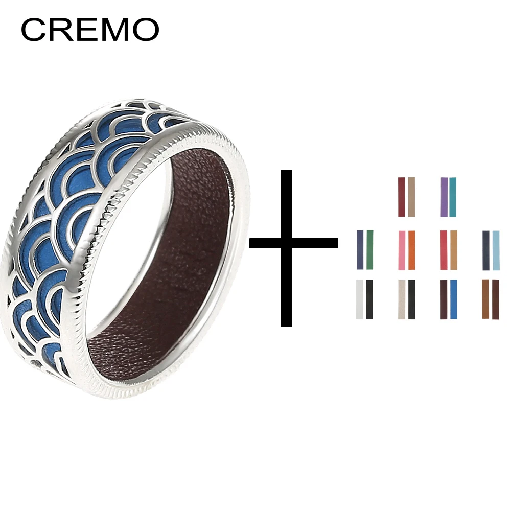 Cremo Poisson Silver Finish Ring For Woman Hollow Interchange Leather Background DIY Jewelry Rings Female Party Bijoux Gifts
Cremo Poisson Silver Finish Ring For Woman Hollow Interchange Leather Background DIY Jewelry Rings Female Party Bijoux Gifts