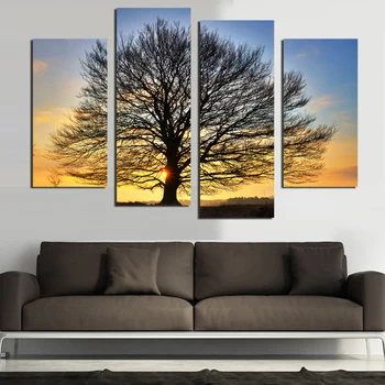 Fashion 4 Piece Wall Art Pictures Print On Canvas Landscape Canvas Painting For Living Room Modern Tree Painting Print Unframed
Fashion 4 Piece Wall Art Pictures Print On Canvas Landscape Canvas Painting For Living Room Modern Tree Painting Print Unframed