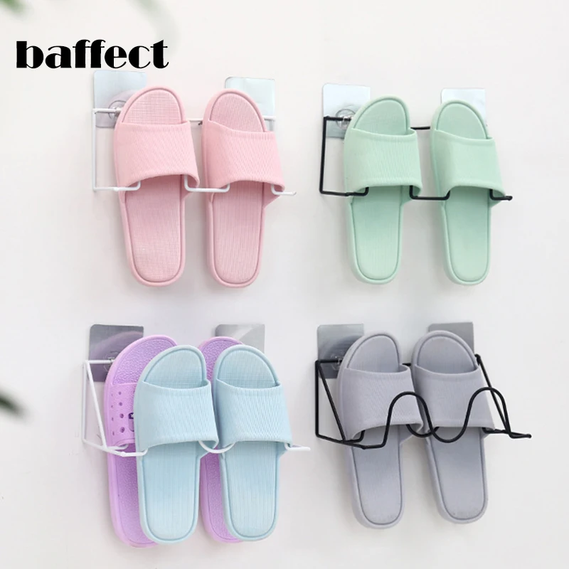 Wall Hanging Shoe Rack Shelf Iron Wall Slipper Rack Organizer Storage Holders Bathroom Houosehold Storage Organizer Holder Rack
Wall Hanging Shoe Rack Shelf Iron Wall Slipper Rack Organizer Storage Holders Bathroom Houosehold Storage Organizer Holder Rack