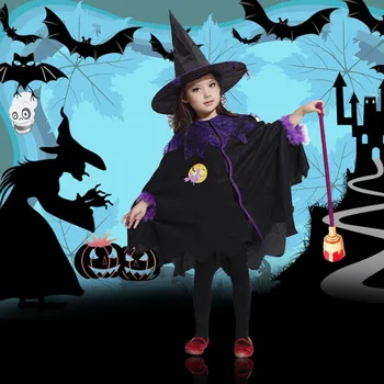 Children Halloween Cosplay Costumes Coat Cloak With Hat Boy Girl Party Costumes for kid Witch Cloak Gown Robe Chirstmas dress up
Children Halloween Cosplay Costumes Coat Cloak With Hat Boy Girl Party Costumes for kid Witch Cloak Gown Robe Chirstmas dress up
