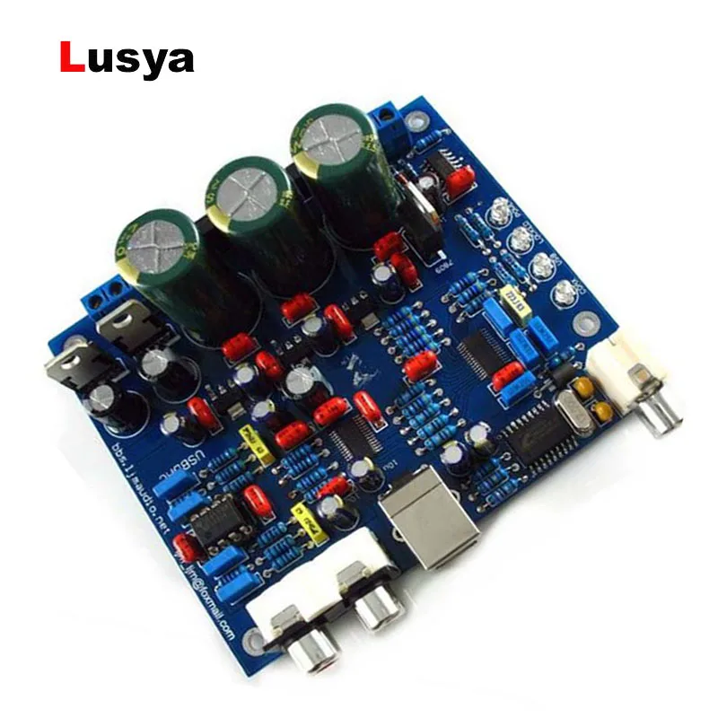 CS4398 DAC расшифрованная плата с USB коаксиальным 24 / 192KAC15V 32K 192K бит внешняя звуковая