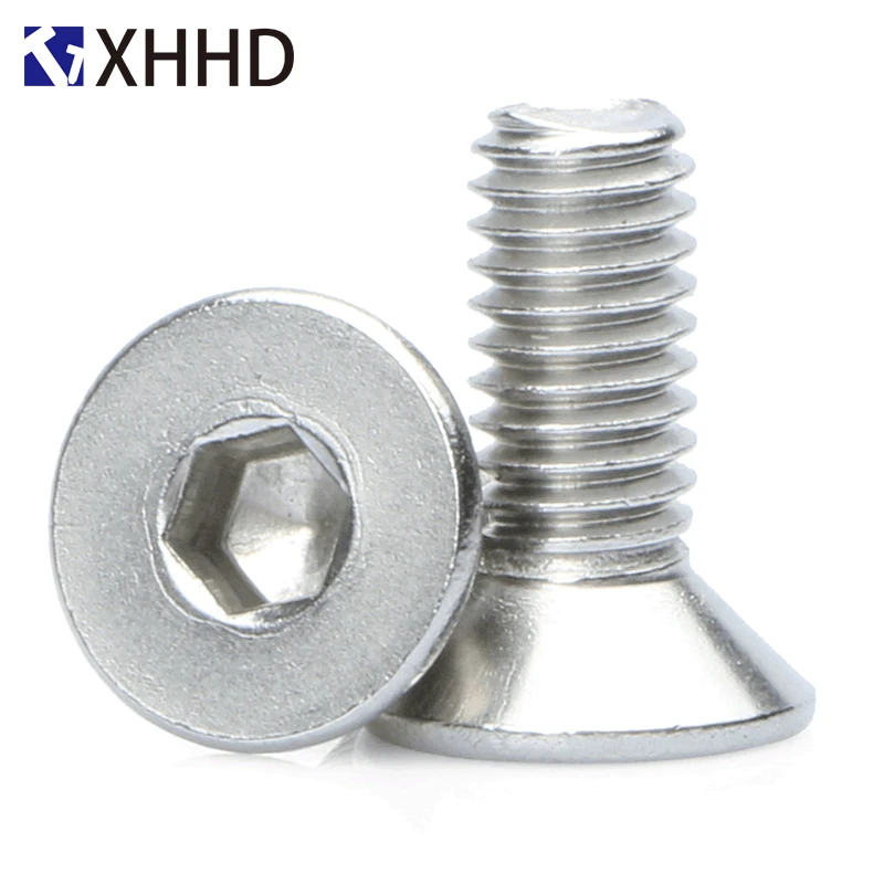 M2 M2.5 M3 M4 DIN7991 Hex Flat Socket Head Cap Screw Metric Thread Hexagon Allen Countersunk Machine Bolt 304 Stainless steel
M2 M2.5 M3 M4 DIN7991 Hex Flat Socket Head Cap Screw Metric Thread Hexagon Allen Countersunk Machine Bolt 304 Stainless steel