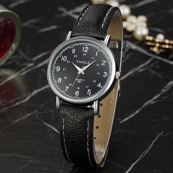 2018 YAZOLE lover's Wristwatch Fashionable simple casual Quartz Dress Watch White/black Face
2018 YAZOLE lover's Wristwatch Fashionable simple casual Quartz Dress Watch White/black Face