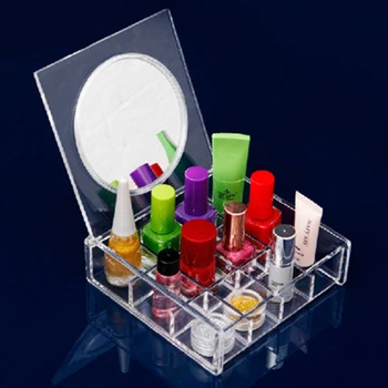JULY'S SONG PS Nail Polish Display Box Makeup Organizer Boxes Cosmetics Storage Box Lipstick Holder Organizer with Mirror
JULY'S SONG PS Nail Polish Display Box Makeup Organizer Boxes Cosmetics Storage Box Lipstick Holder Organizer with Mirror