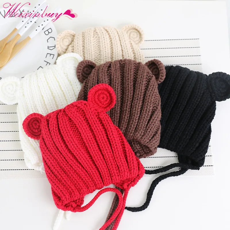 New Childrens hat Korean baby girls boys hat ear wool cap baby fall winter lace handmade
New Childrens hat Korean baby girls boys hat ear wool cap baby fall winter lace handmade