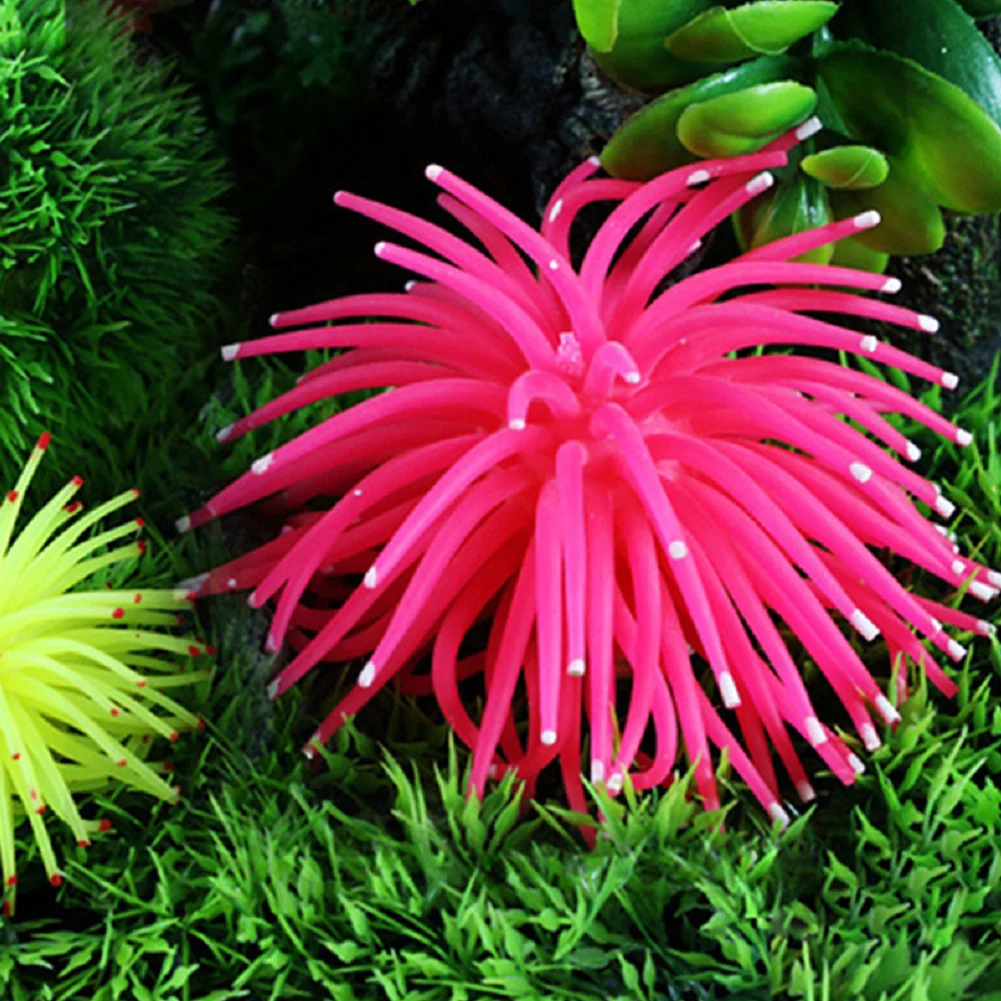 Hinmay Pack of 4 Aquarium Decoration Artificial Luminous Sea Urchin Ball Fake Silicone Coral Fish Tank Decoration,Random Color
Hinmay Pack of 4 Aquarium Decoration Artificial Luminous Sea Urchin Ball Fake Silicone Coral Fish Tank Decoration,Random Color