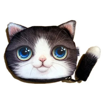3D Frosted Women Cute Cat Printing Coin Purses Girls Animals Cat Face Tail Coin Purse Kids Wallet Bag Zipper Pouch Key Holder
3D Frosted Women Cute Cat Printing Coin Purses Girls Animals Cat Face Tail Coin Purse Kids Wallet Bag Zipper Pouch Key Holder
