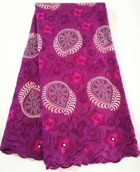 New Arrival Swiss Cotton Lace Fabric 5 Yards Cotton Head Tie Fabric Embroidered Voile with Stones for Clothes X001
New Arrival Swiss Cotton Lace Fabric 5 Yards Cotton Head Tie Fabric Embroidered Voile with Stones for Clothes X001