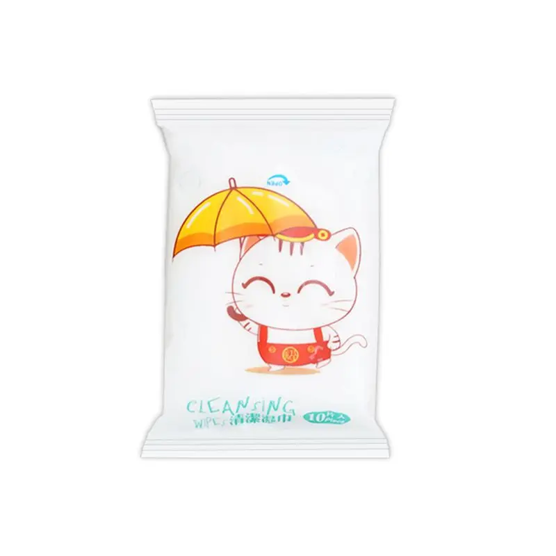 10Pcs Disposable Flip-Top Removal Wet Wipes Cute Cartoon Umbrella Cat Printed Infant Baby Mom Cleaning Tissue Towel Wrap
10Pcs Disposable Flip-Top Removal Wet Wipes Cute Cartoon Umbrella Cat Printed Infant Baby Mom Cleaning Tissue Towel Wrap