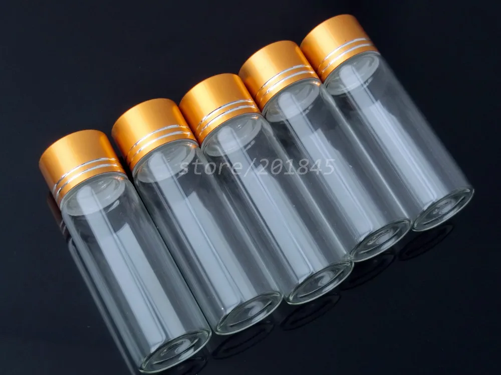 20Pcs 27mm Dia Aluminium Screw Golden Cap Empty Transparent Clear Gift Container Wishing Glass Bottle Jars 15ml 20ml 25ml 30ml
20Pcs 27mm Dia Aluminium Screw Golden Cap Empty Transparent Clear Gift Container Wishing Glass Bottle Jars 15ml 20ml 25ml 30ml