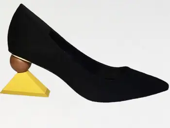 Women Suede Strange Style Shoes Asymmetrical Square Heels Sandals Pointed Toe Pumps Middle Heels Wedge Pumps
Women Suede Strange Style Shoes Asymmetrical Square Heels Sandals Pointed Toe Pumps Middle Heels Wedge Pumps