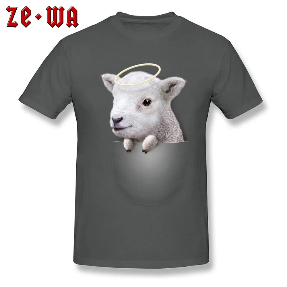 Funny Tops Shirts Hot Sale Short Sleeve Male T-Shirt TpicOriginaltitle Group Summer T-shirts Round Collar Free Shipping POCKET LAMB carbon