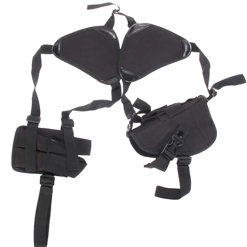 Airsoftsports Tactical Shoulder Holster Durable Soft Nylon Concealed Carry Pistol Gun Holsters Magazine Pouch Black Green Tan
Airsoftsports Tactical Shoulder Holster Durable Soft Nylon Concealed Carry Pistol Gun Holsters Magazine Pouch Black Green Tan