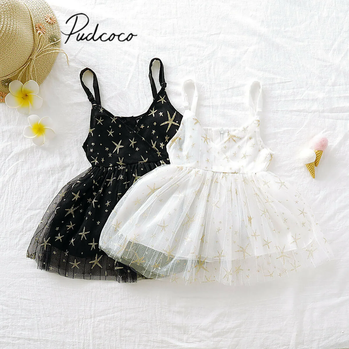 2019 Baby Summer Clothing Infant Kid Baby Girl Dress Sleeveless Lace Strap Star Tutu Dress Chiffon Sundress Outfit Clothes 0-24M
2019 Baby Summer Clothing Infant Kid Baby Girl Dress Sleeveless Lace Strap Star Tutu Dress Chiffon Sundress Outfit Clothes 0-24M