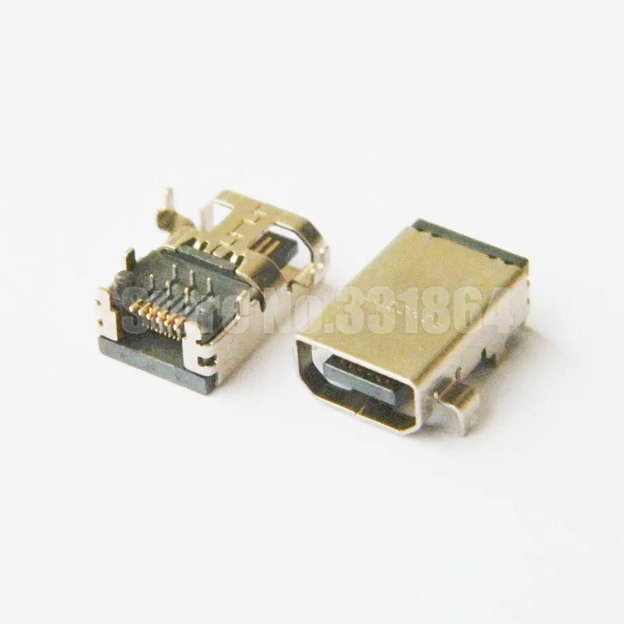 10 шт./лот Mini VGA Jack для Asus Zenbook UX21E UX31E UX31A2 UX32VD UX42VS 12-контактный USB разъем | Компьютеры и
