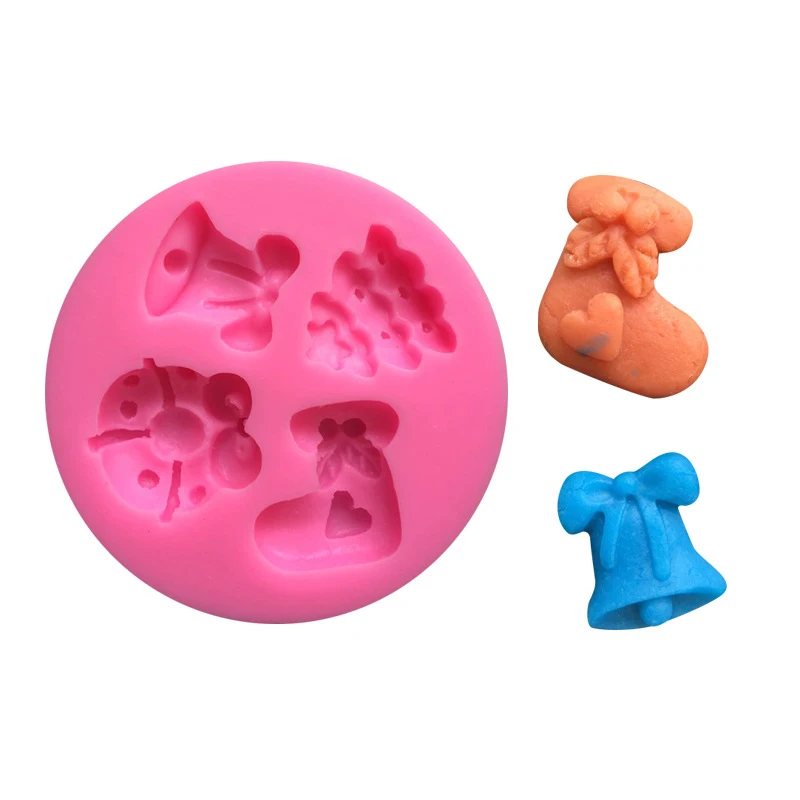 DIY Christmas gifts Silicone moldes de silicona para manualidades 3d Fondant Sugarcraft molds kitchen Cake Decorating Tools
DIY Christmas gifts Silicone moldes de silicona para manualidades 3d Fondant Sugarcraft molds kitchen Cake Decorating Tools
