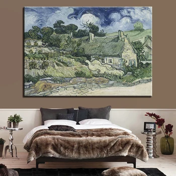 Canvas Wall Art HD Prints Painting 1 Panel Thatched Cottages Landscape Poster Living Room Decor Impressionism Pictures Framework
Canvas Wall Art HD Prints Painting 1 Panel Thatched Cottages Landscape Poster Living Room Decor Impressionism Pictures Framework