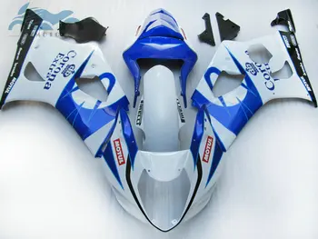 Full set Fairing kits for SUZUKI K3 GSX R1000 2003 2004 motorcycle ABS plastic fairings kit GSXR 1000 03 04 white blue body kit 
Full set Fairing kits for SUZUKI K3 GSX R1000 2003 2004 motorcycle ABS plastic fairings kit GSXR 1000 03 04 white blue body kit
