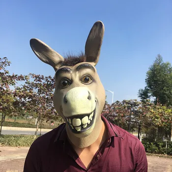 NEWEST Logy Funny Donkey Latex Mask Mr Silly Donkey Mask Halloween Cosplay Costume Prop Breathable Festival Party Supplies
NEWEST Logy Funny Donkey Latex Mask Mr Silly Donkey Mask Halloween Cosplay Costume Prop Breathable Festival Party Supplies