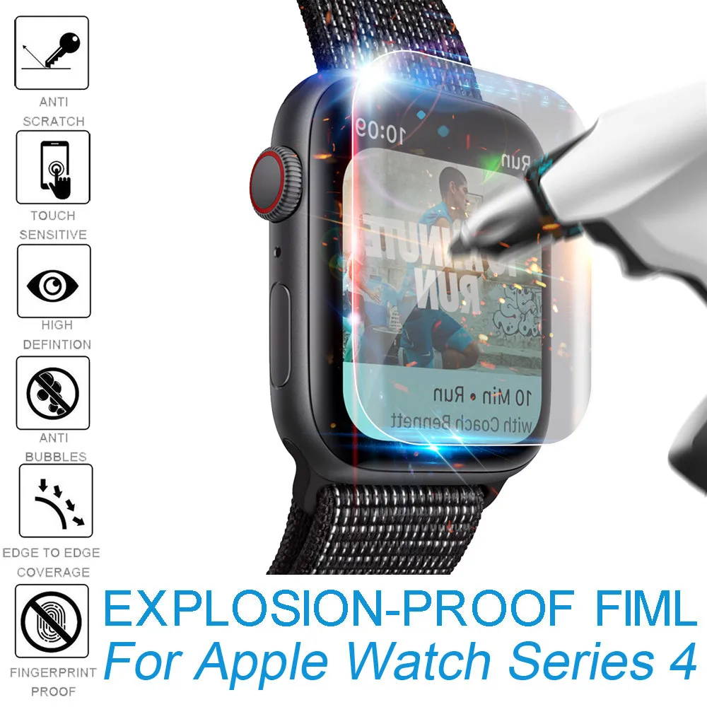 New 2Pack Explosion-proof TPU Screen Protector Film For Apple Watch Series 4 (40mm) Membrane | Электроника
