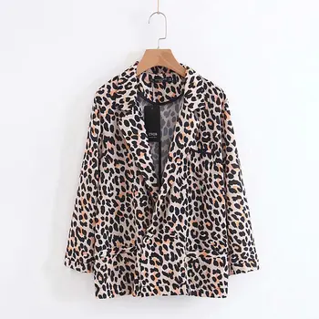 Fashion commute leopard single button small suit casual retro temperament loose wild leopard print slim casual blazer Female
Fashion commute leopard single button small suit casual retro temperament loose wild leopard print slim casual blazer Female