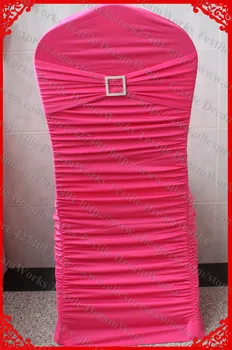 NO.36 Hot Pink Ruffled Lycra Chair Covers With Bands/Sash And Square Diamond Buckle&Pin For Wedding Banquet Home Decoration
NO.36 Hot Pink Ruffled Lycra Chair Covers With Bands/Sash And Square Diamond Buckle&Pin For Wedding Banquet Home Decoration