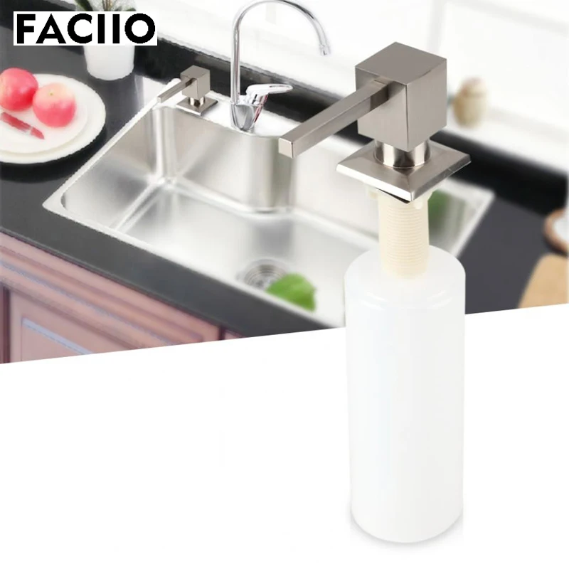 FACIIO Liquid Soap Dispenser Bathroom Hardware Soap Dispensers Pump Hand Soap Bottles Kitchen Sink Dispensador De Jabon YD-108
FACIIO Liquid Soap Dispenser Bathroom Hardware Soap Dispensers Pump Hand Soap Bottles Kitchen Sink Dispensador De Jabon YD-108