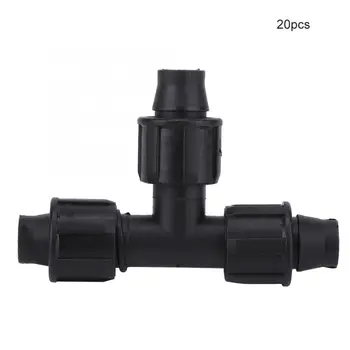 20Pcs Three Way Drip Irrigation Adapter Fitting Tee Hose Connector Garden Agriculture Irrigation Connector Kits
20Pcs Three Way Drip Irrigation Adapter Fitting Tee Hose Connector Garden Agriculture Irrigation Connector Kits