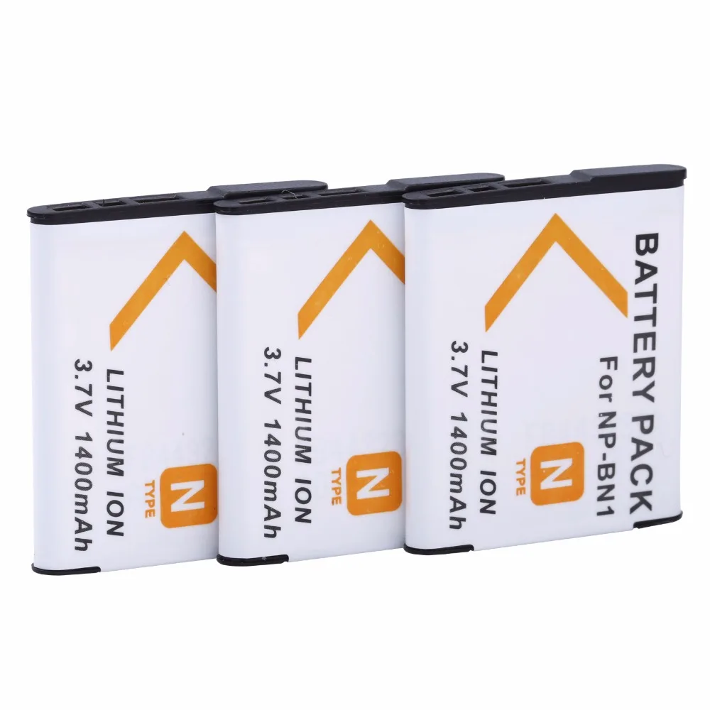 3Pcs PROBTY NP-BN1 NPBN1 NP BN1 Battery for SONY CyberShot DSC TX9 T99 WX5 TX7 W390 W380 W350 W360 QX100 W370 W730 Camera
3Pcs PROBTY NP-BN1 NPBN1 NP BN1 Battery for SONY CyberShot DSC TX9 T99 WX5 TX7 W390 W380 W350 W360 QX100 W370 W730 Camera