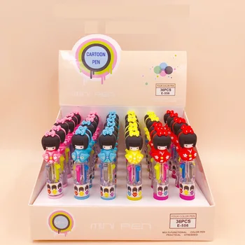 36pcs/lot Korean cartoon Japanese girl doll cute 4 colors ballpoint pen silicone head mini pen office school stationery
36pcs/lot Korean cartoon Japanese girl doll cute 4 colors ballpoint pen silicone head mini pen office school stationery