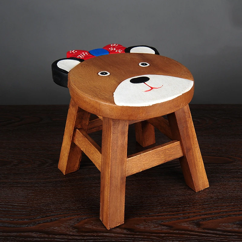 Children's Stool Wood Cute Cartoon Animal Small Bench Home Fashion Creative Cute Wooden Bench Shoes Stool Wooden Stool
Children's Stool Wood Cute Cartoon Animal Small Bench Home Fashion Creative Cute Wooden Bench Shoes Stool Wooden Stool