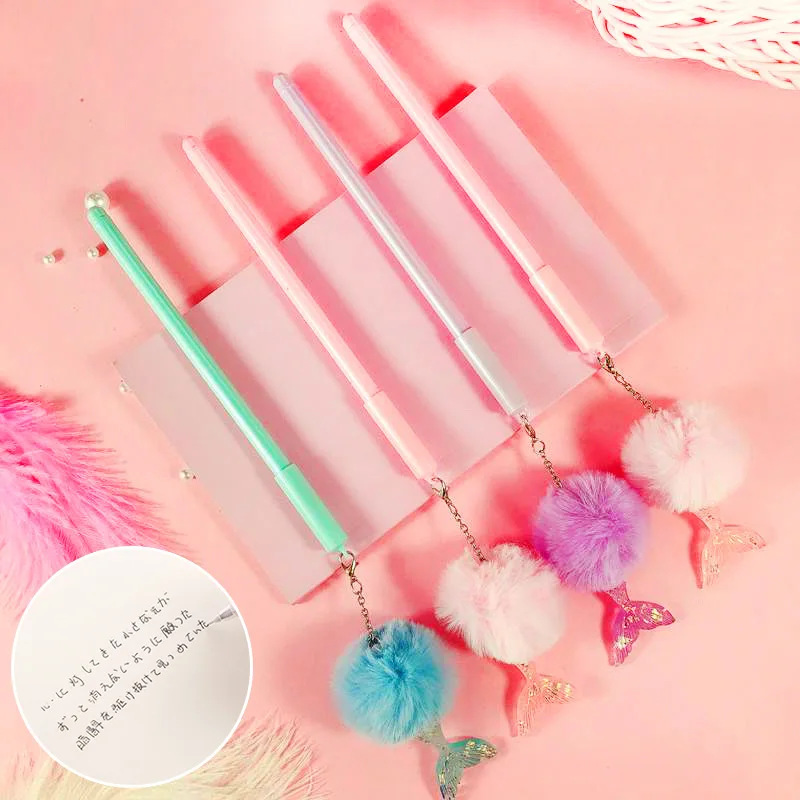 1PC Cute Plush Pendant Gel Pens Kawaii Mermaid Gel Pens Novely Neutral Pens For Kids Gifts School Office Supplies Stationery
1PC Cute Plush Pendant Gel Pens Kawaii Mermaid Gel Pens Novely Neutral Pens For Kids Gifts School Office Supplies Stationery