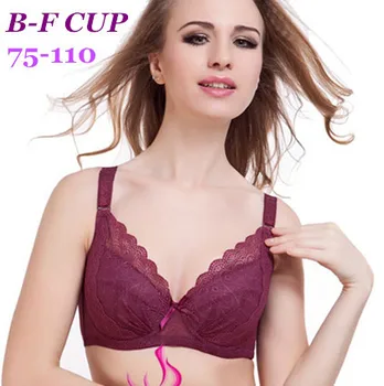 Summer Plus Size Adjustable Ultra Thin Sexy Lace Push Up Full Cotton Large Cup Bras 75 80 85 95 100 110 B C D E F Free Shipping
Summer Plus Size Adjustable Ultra Thin Sexy Lace Push Up Full Cotton Large Cup Bras 75 80 85 95 100 110 B C D E F Free Shipping