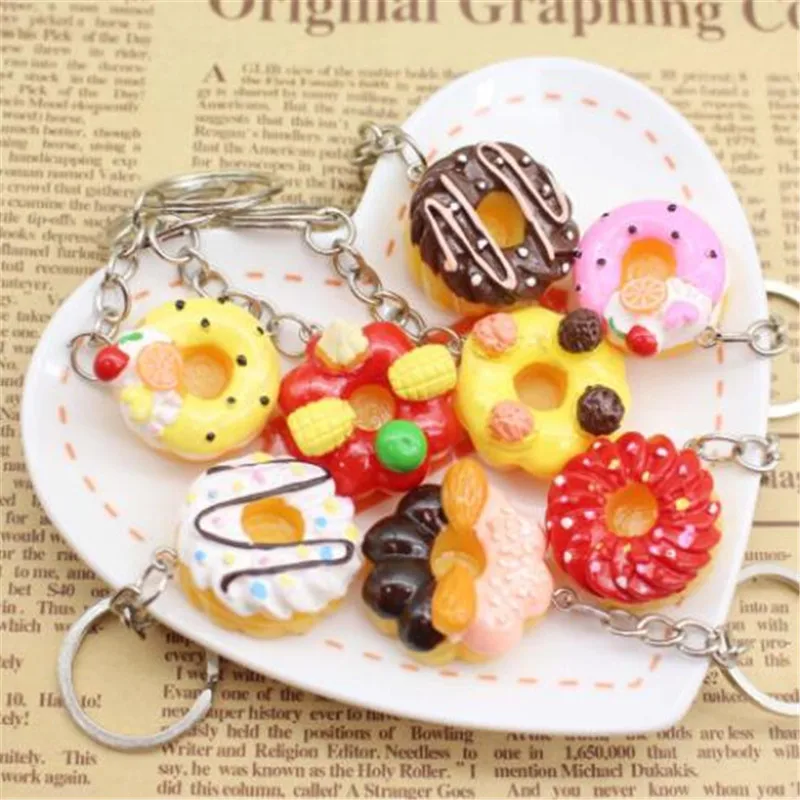 WKOUD 1Pcs Mini Cute Doughnut Bag Charm Donut Keychain PV Soft Glue Resin Key Rings Children Girls Gift Emoji Pendant Bag Charm
WKOUD 1Pcs Mini Cute Doughnut Bag Charm Donut Keychain PV Soft Glue Resin Key Rings Children Girls Gift Emoji Pendant Bag Charm