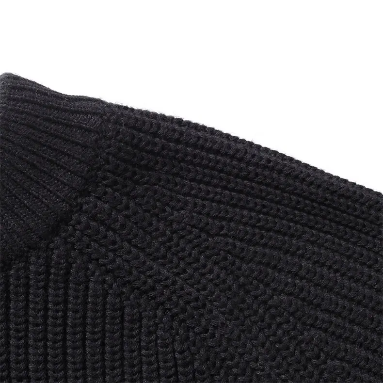 2018 Thicken Mock-Neck Sweater Male Cotton Knitted Turtlenck Men Sweater Autumn Turtle-neck Pullover Man Winter High Neck Jumper 03