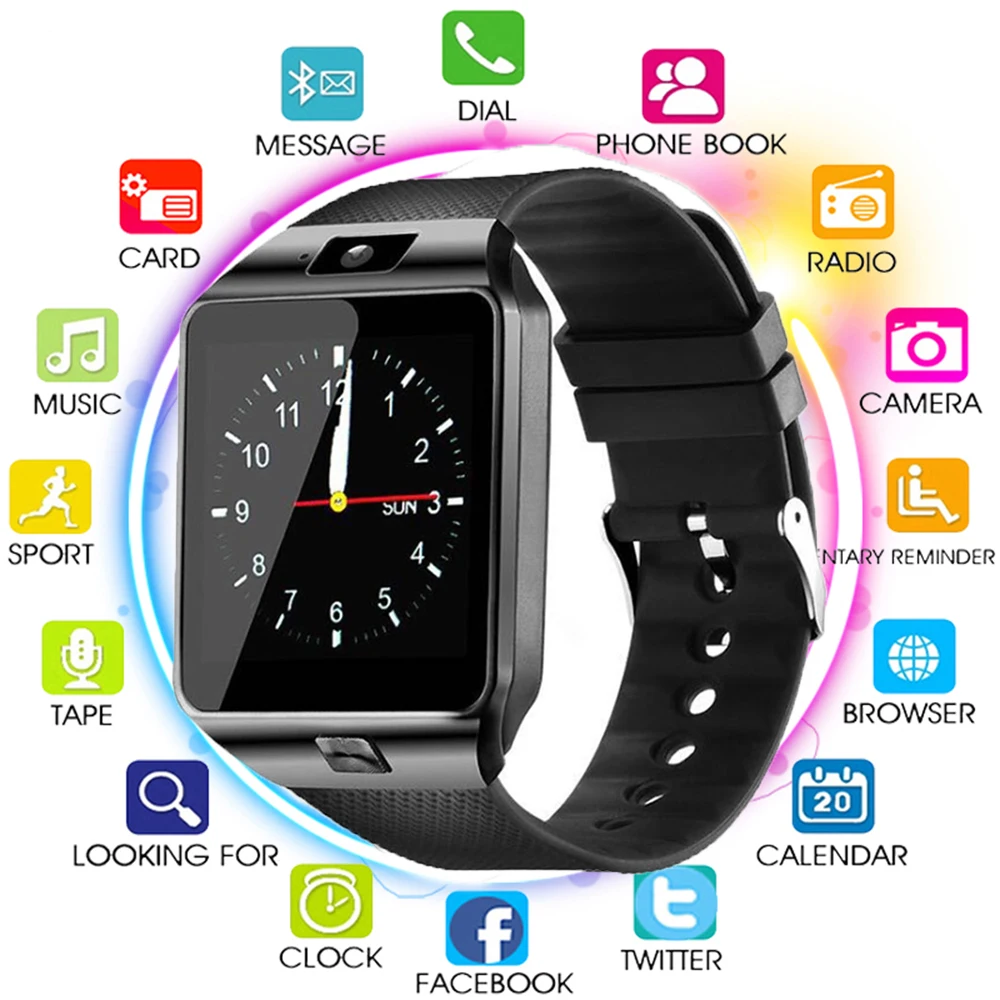 DZ09 Smartwatch Smart Watch Digital Men Watch For Apple iPhone Samsung Xiaomi Android Mobile Phone Bluetooth SIM TF Card Camera
DZ09 Smartwatch Smart Watch Digital Men Watch For Apple iPhone Samsung Xiaomi Android Mobile Phone Bluetooth SIM TF Card Camera
