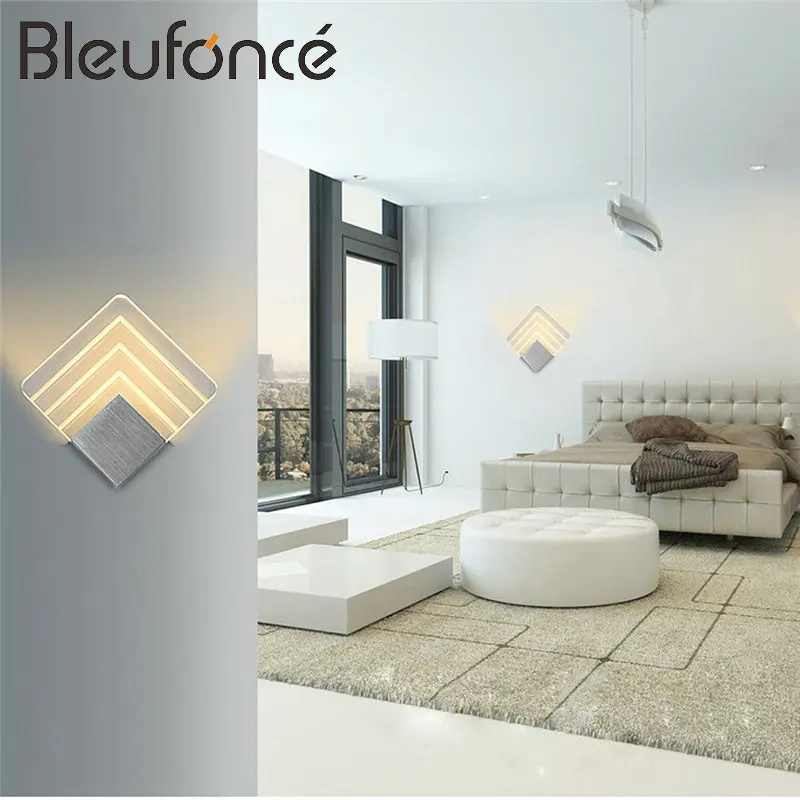 Modern LED Wall Lamp Interior Lighting Acrylic wall Lights 5W Led 14cm 20cm 220V Lighting bedroom living Room Wall Lamps BL130
Modern LED Wall Lamp Interior Lighting Acrylic wall Lights 5W Led 14cm 20cm 220V Lighting bedroom living Room Wall Lamps BL130