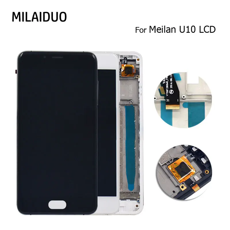 LCD Display For Meilan U10 5.0" Touch Screen Digitizer Black White Gold No Frame Assembly Replacement 1280*720 100% Tested
LCD Display For Meilan U10 5.0" Touch Screen Digitizer Black White Gold No Frame Assembly Replacement 1280*720 100% Tested