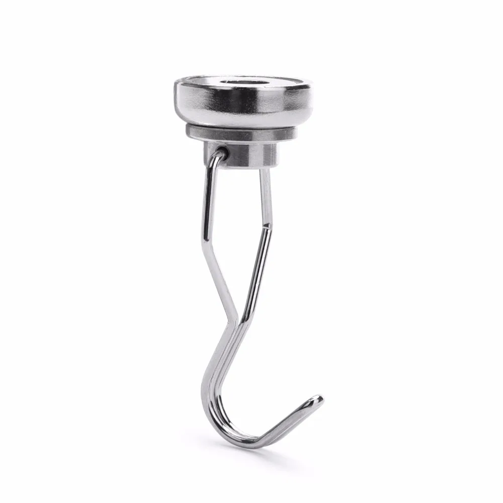 Hot sale !! Super N52 1PCS D25mm flexible rotatable strong neodymium magnetic hook with vertical pull force 10KG 
Hot sale !! Super N52 1PCS D25mm flexible rotatable strong neodymium magnetic hook with vertical pull force 10KG