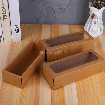 100pcs Kraft paper Cookie cake Packaging Box with plastic pvc window for Candy Biscuit Chocolate Paper Carton cardboard gift box
100pcs Kraft paper Cookie cake Packaging Box with plastic pvc window for Candy Biscuit Chocolate Paper Carton cardboard gift box