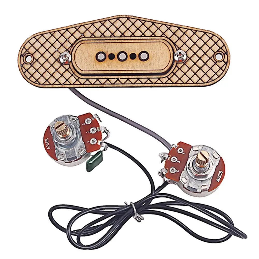 Maple Wood Three-string 3-Pole Cigar Box Guitar Pickup Replace Music Accessories
Maple Wood Three-string 3-Pole Cigar Box Guitar Pickup Replace Music Accessories