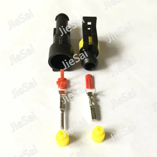 AMP Superseal 1.5 Series 1 Pin Female Male Waterproof Electrical Wire Cable Automotive Connector Plug For Car 282103-1 282079-2
AMP Superseal 1.5 Series 1 Pin Female Male Waterproof Electrical Wire Cable Automotive Connector Plug For Car 282103-1 282079-2
